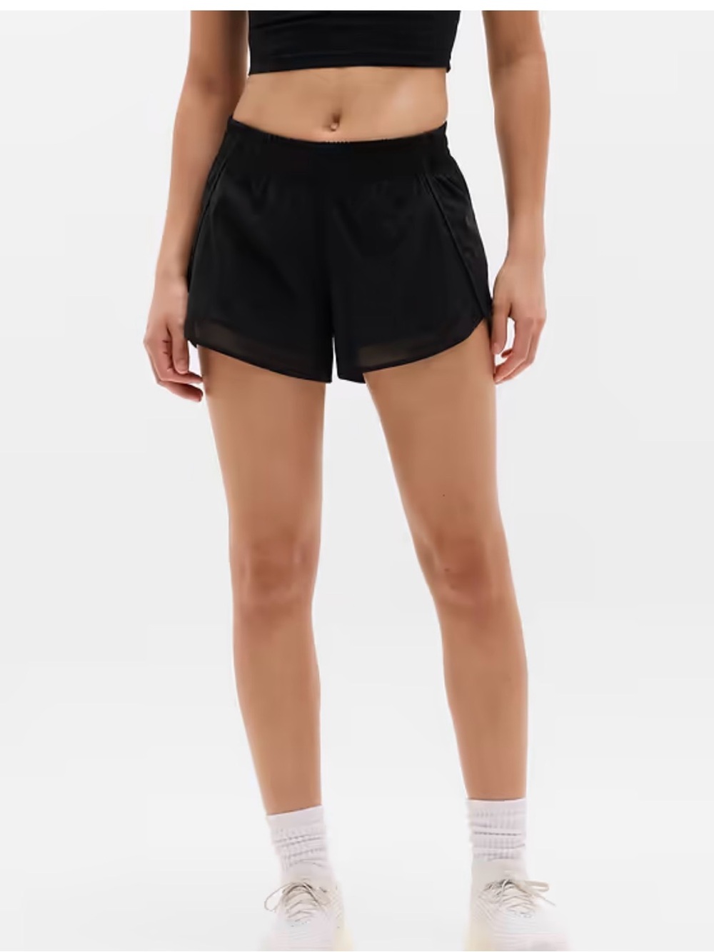 Athleta Mesh Races Run 4” Shorts - XS